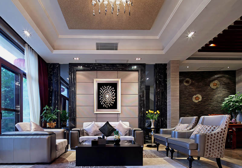 匠心筑梦·奢享人生 紫苹果国际设计2017年南宁别墅装修效果图案例赏析