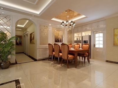 金辉·世界城146㎡四居室 简欧风格的优雅诠释